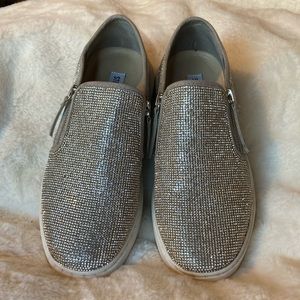 Steve Madden Rhinestone slip ons